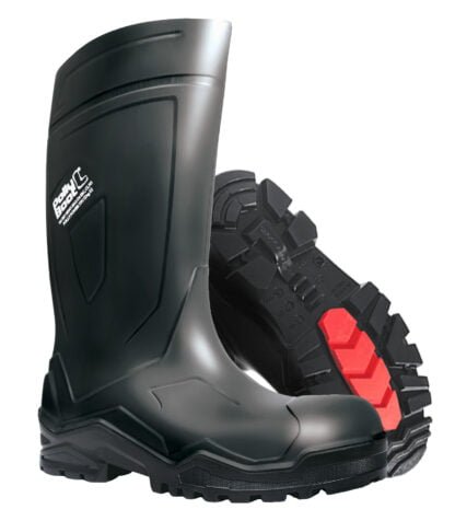 The molded one-piece outsole is puncture resistant, ensuring your feet are protected from sharp objects. Standing 15 inches tall, these boots provide full coverage and protection. Manufactured in Turkey, the Polly Power Boot offers a blend of quality, durability, and comfort.