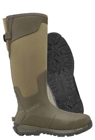 Lacrosse Alphaburly Aero waterproof neoprene boots with Frogleg briarproof waders